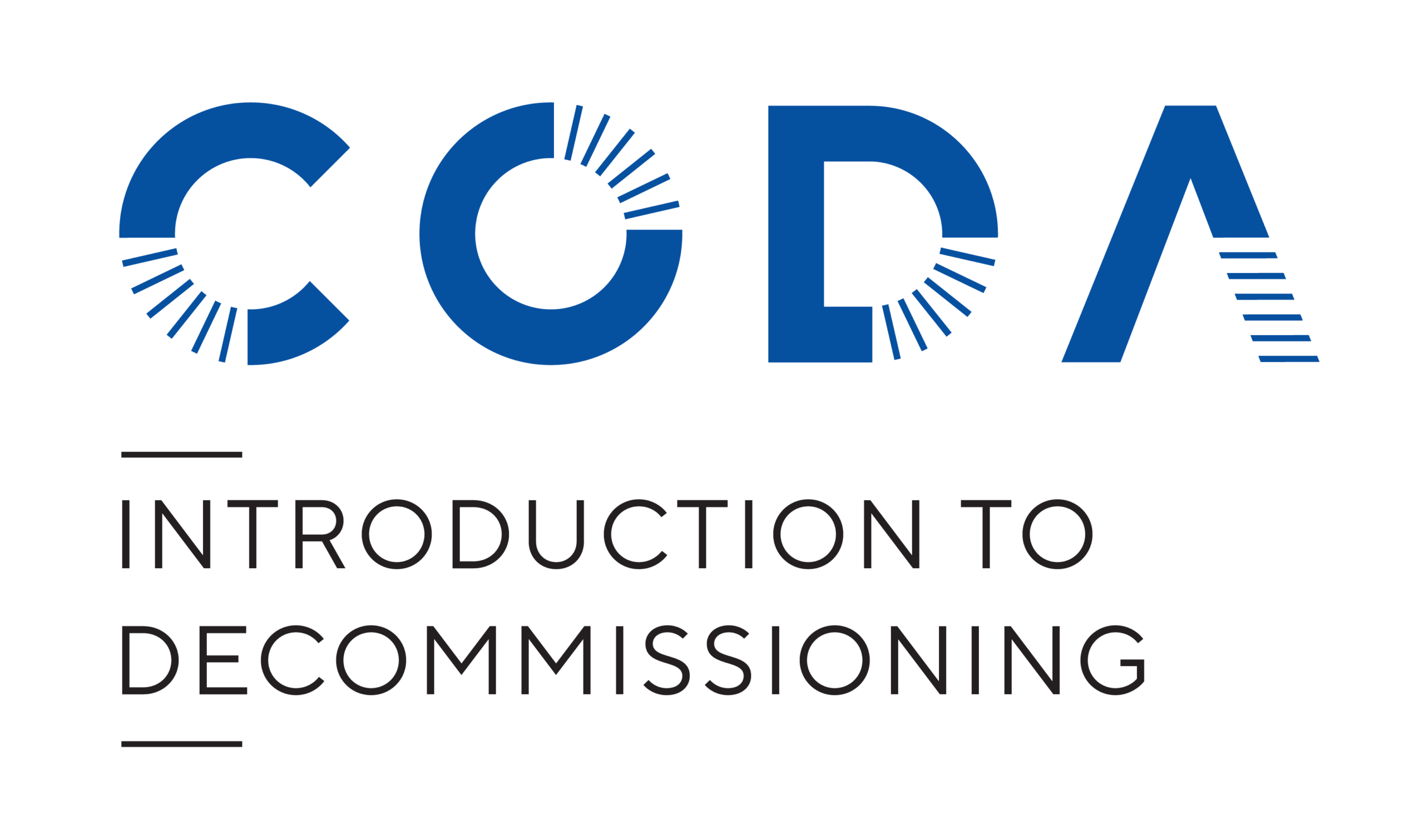 Introduction to Decommissioning logo, stacked positive