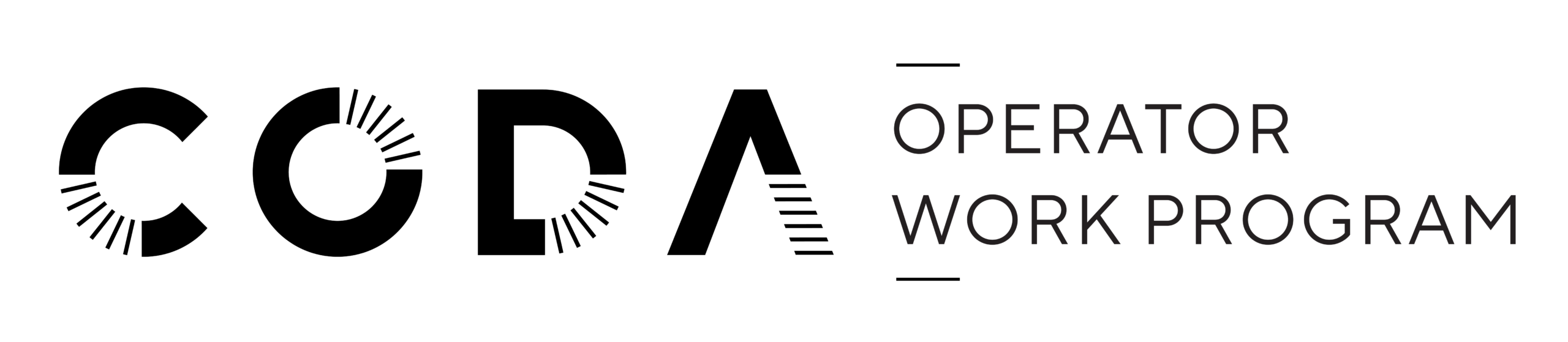 Operator Work Program logo, horizontal mono