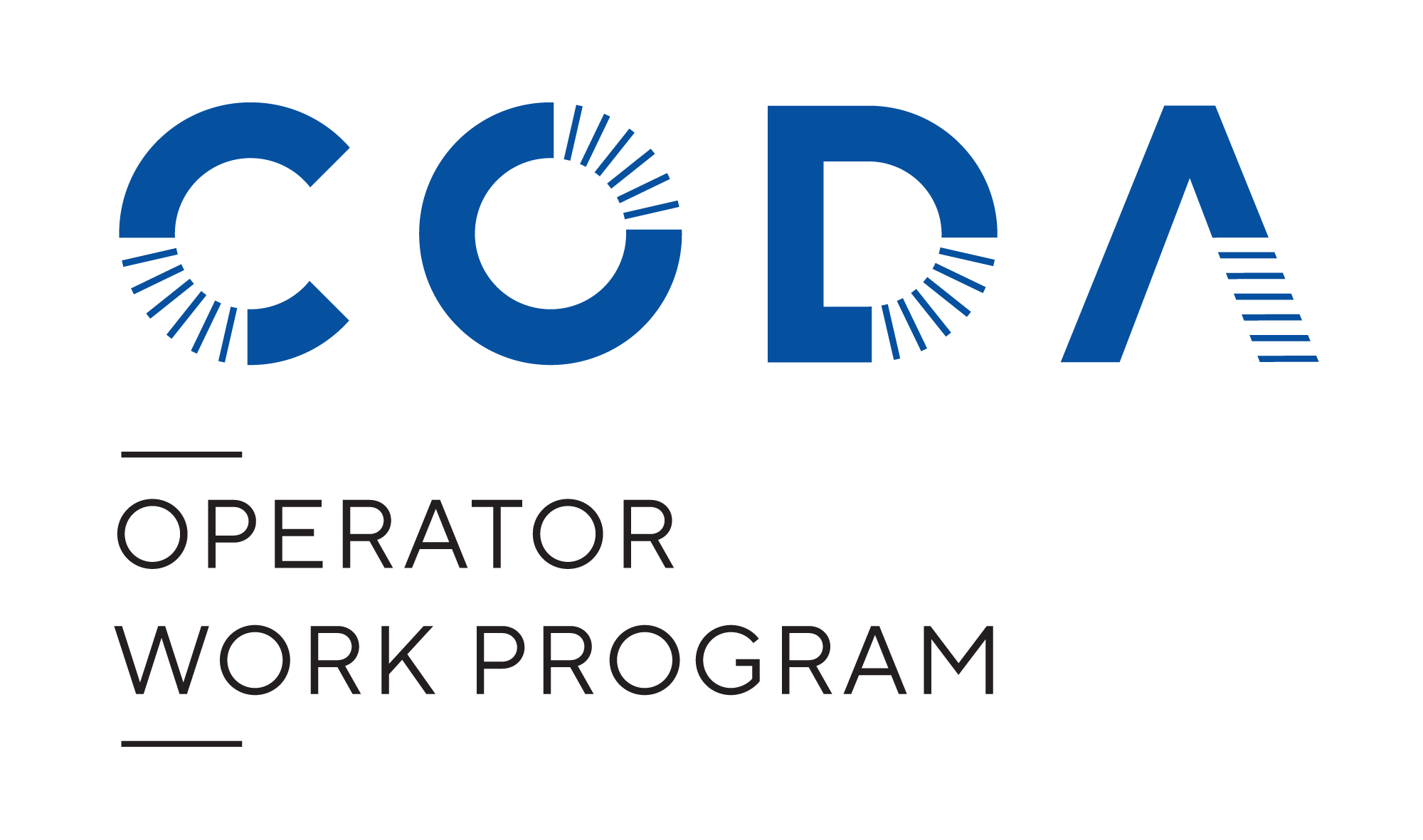 Operator Work Program logo, stacked positive