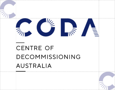 Clear space around the CODA logo